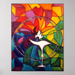 Poster UU Chalice ART IMPRIMER Unitaire Universaliste
