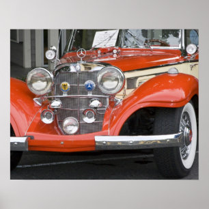 Poster VA, Seattle, automobile allemande classique. 2
