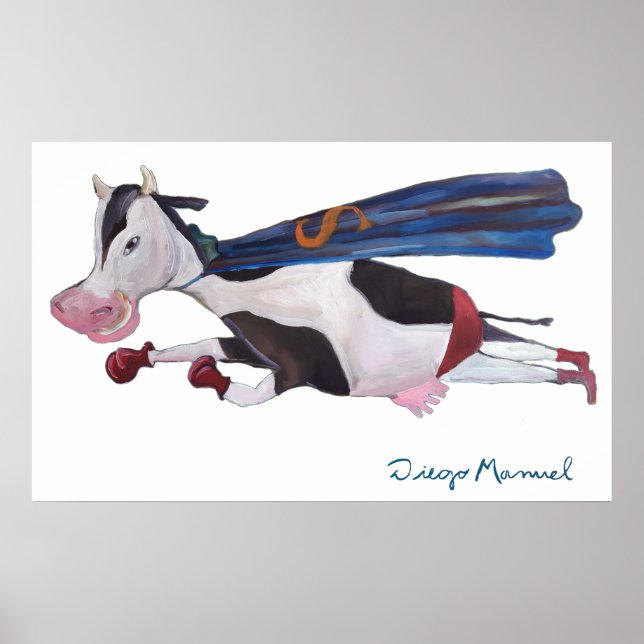 Poster Vaca voladora (Devant)