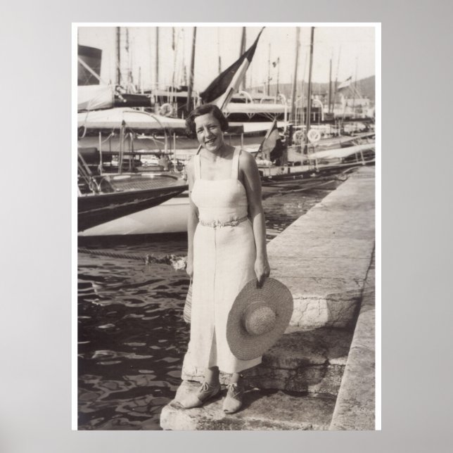 Poster Vacances à Cannes, années 30 (Devant)