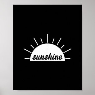 Poster Vacances à la plage ensoleillée sable et soleil pl
