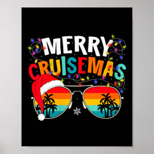 Poster Vacances de croisière de Noël joyeux pour femmes