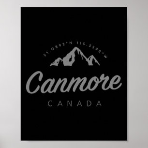 Poster Vacances de montagne à Canmore Ski Canada
