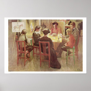 Poster Vacances de Noël, pub. dans "Lasst Licht Hinin" (