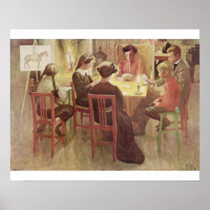 Poster Vacances de Noël, pub. dans "Lasst Licht Hinin" ("