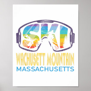 Poster Vacances de ski à Wachusett Mountain Machusetts
