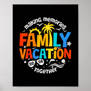 Poster Vacances en famille 2026 Créer des souvenirs ensem