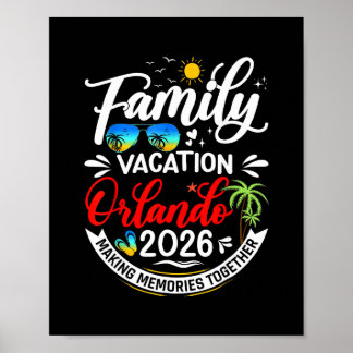 Poster Vacances en famille à Orlando 2026 Plage Vacances