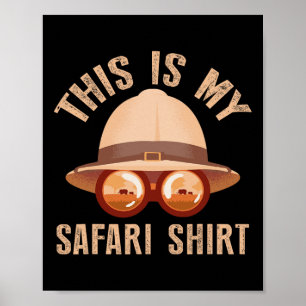 Poster Vacances en famille Safari africain Zoo Safari ani