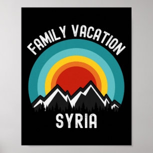 Poster Vacances familiales en Syrie