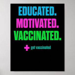 Poster Vaccinated Vaccine Pro Vaccination Get Vaccinated