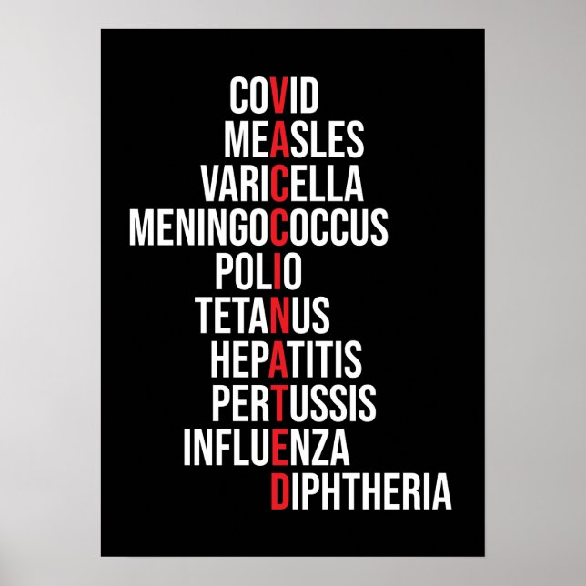 Poster Vacciné (Devant)