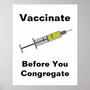 Poster Vacciner avant votre congrégation