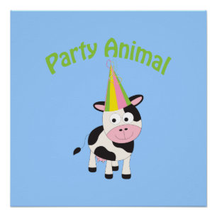 Poster Vache animale