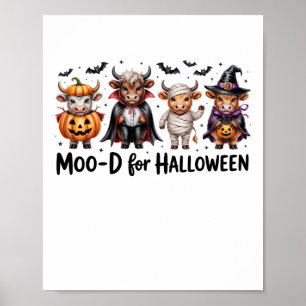 Poster Vache des Highlands Halloween Saison Sombre (2)