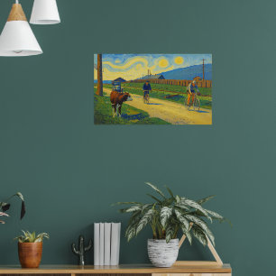 Poster Vache d'observation Jules Buysse Tour de France 19