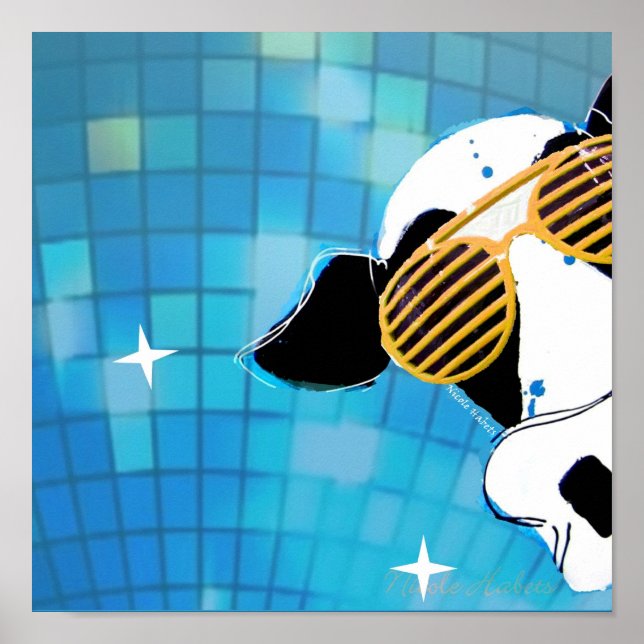 Poster Vache folle (Devant)