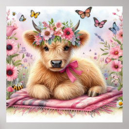 Poster Vache Highland 1