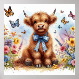 Poster Vache Highland 6