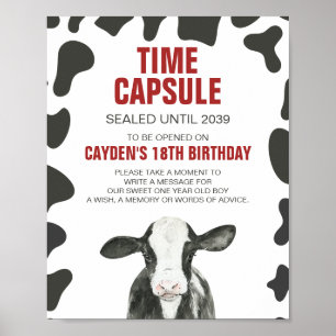 Poster Vache sacrée capsule temporelle du 1er anniversair