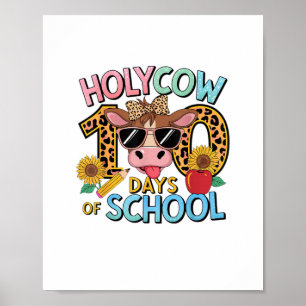 Poster Vache Sainte 100 Jours De L'École 100E Jour Enseig