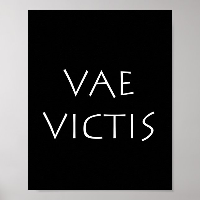 Poster Vae victis (Devant)