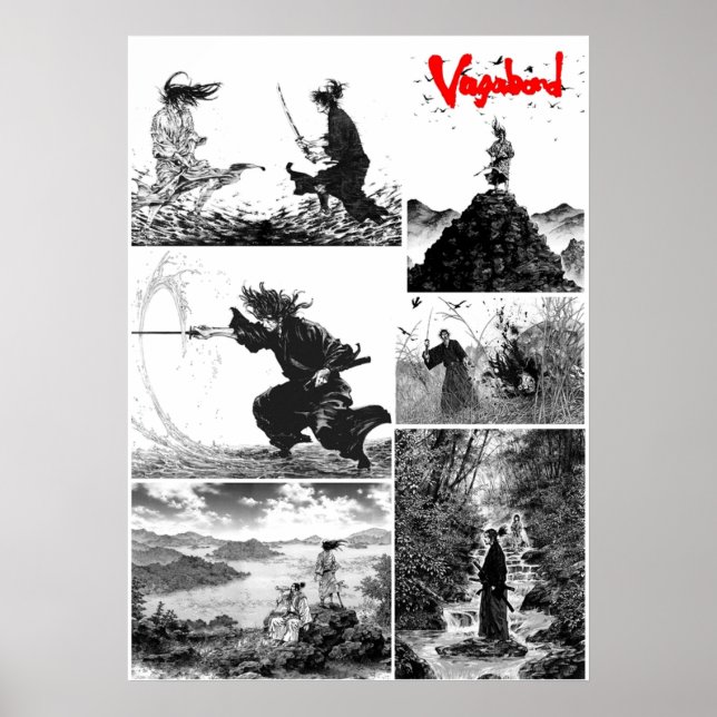 Poster Vagabond Manga (Devant)