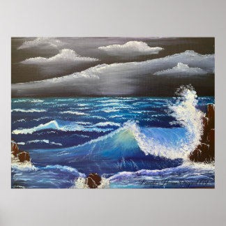 Poster Vague de minuit