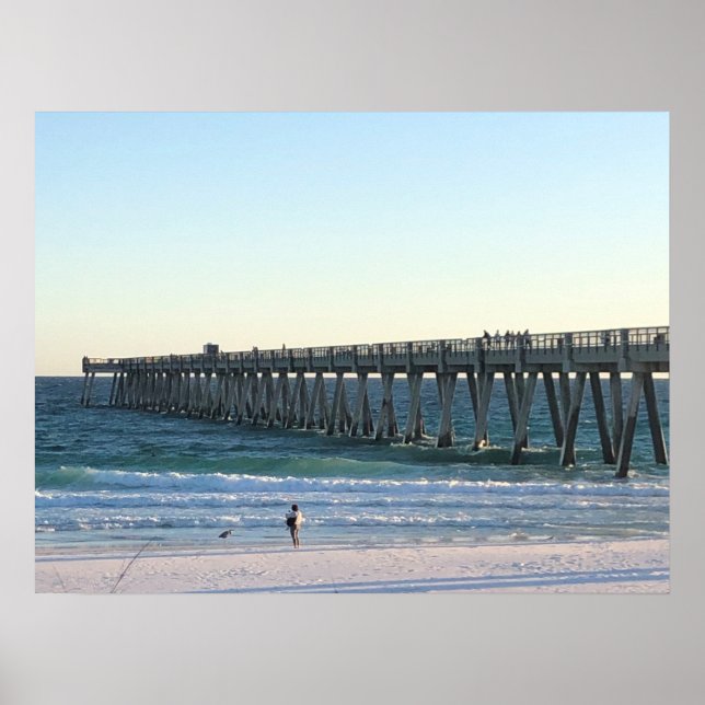 Poster Vague de plage (Devant)