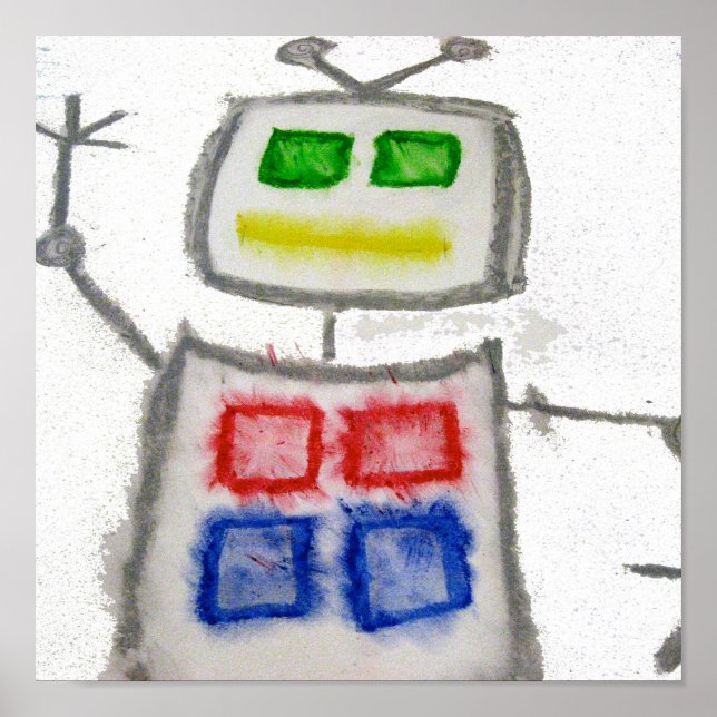 Poster Vague robotique (Devant)