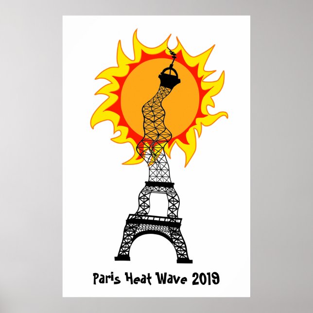 Poster Vague thermique de Paris 2019 (Devant)