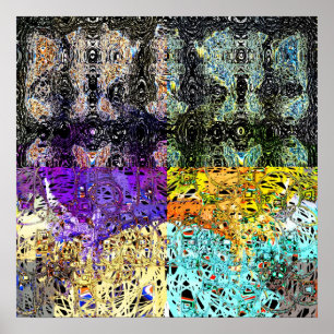 Poster Vagues 8 de cristallite