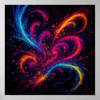 Vagues Abstraites de Dopamine en mouvement intense