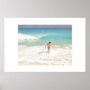 Poster Vagues de Cancun