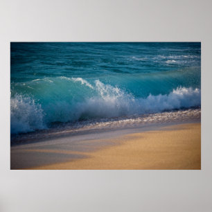Poster Vagues de Hawaïen