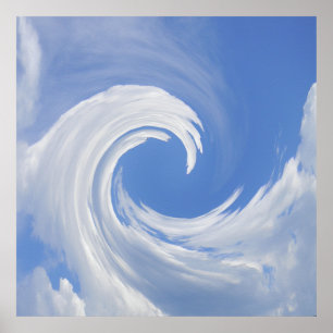 Poster Vagues de nuages......