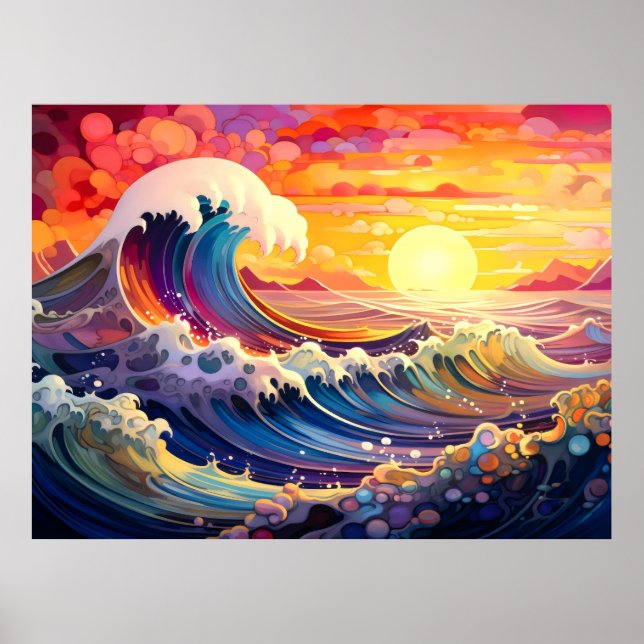 Poster Vagues épiques 11 (Devant)