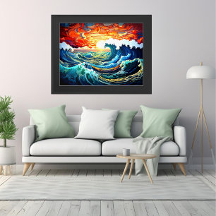 Poster Vagues épiques 12