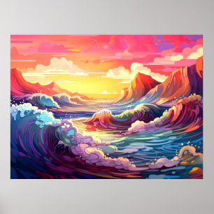 Poster Vagues épiques 3