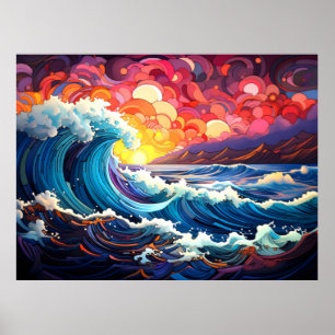 Poster Vagues épiques 9