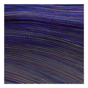 Poster Vagues fracturées du paysage marin Abstrait 31