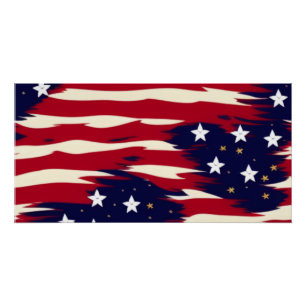 Poster Vagues patriotiques