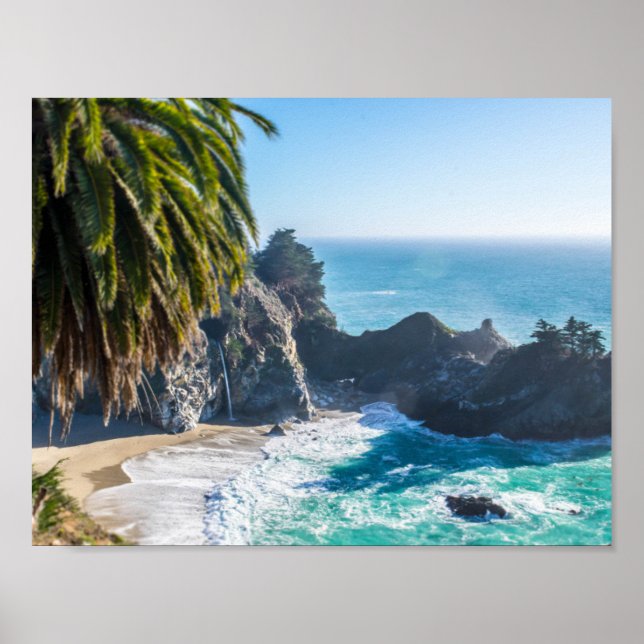 Poster Vagues sur la plage (Devant)