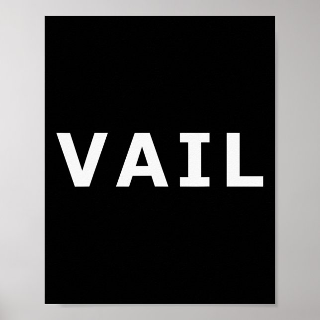 Poster Vail, Colorado  (Devant)