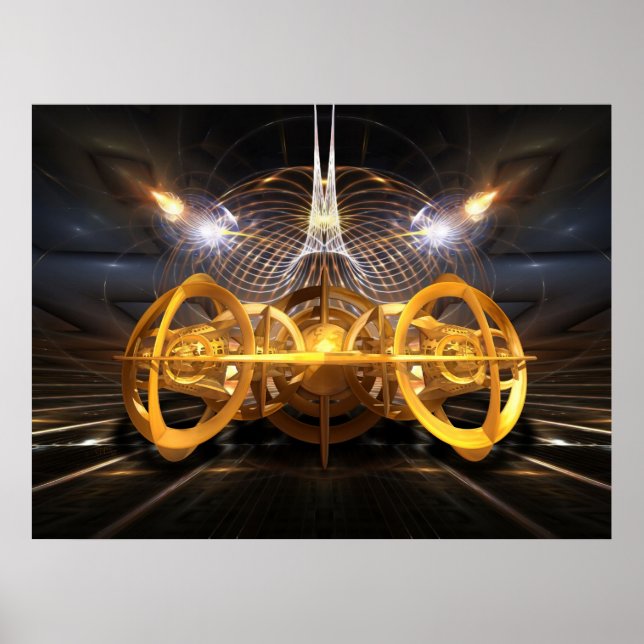 Poster vaisseau spatial (Devant)