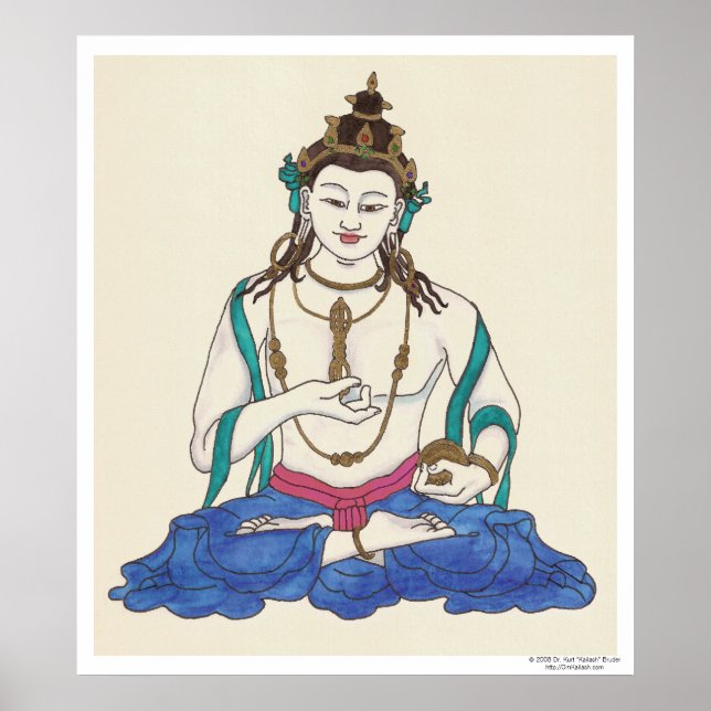 Poster Vajrasattva (Devant)