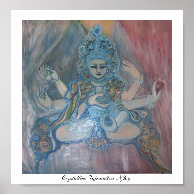 Poster Vajrasattva cristalline (Devant)