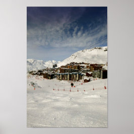 Poster Val Thorens Trois Vallées Alpes françaises France