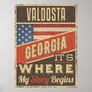 Poster Valdosta Géorgie