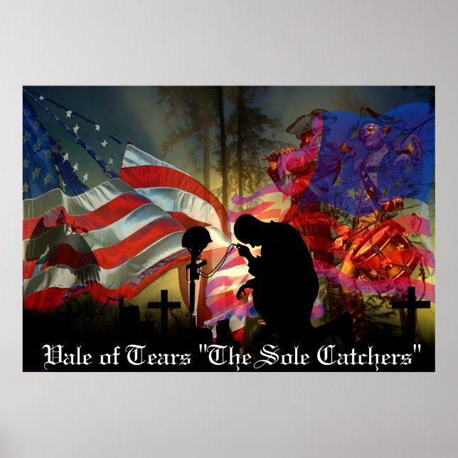 Poster Vale commémorative vétéran des larmes Souvenir (Devant)